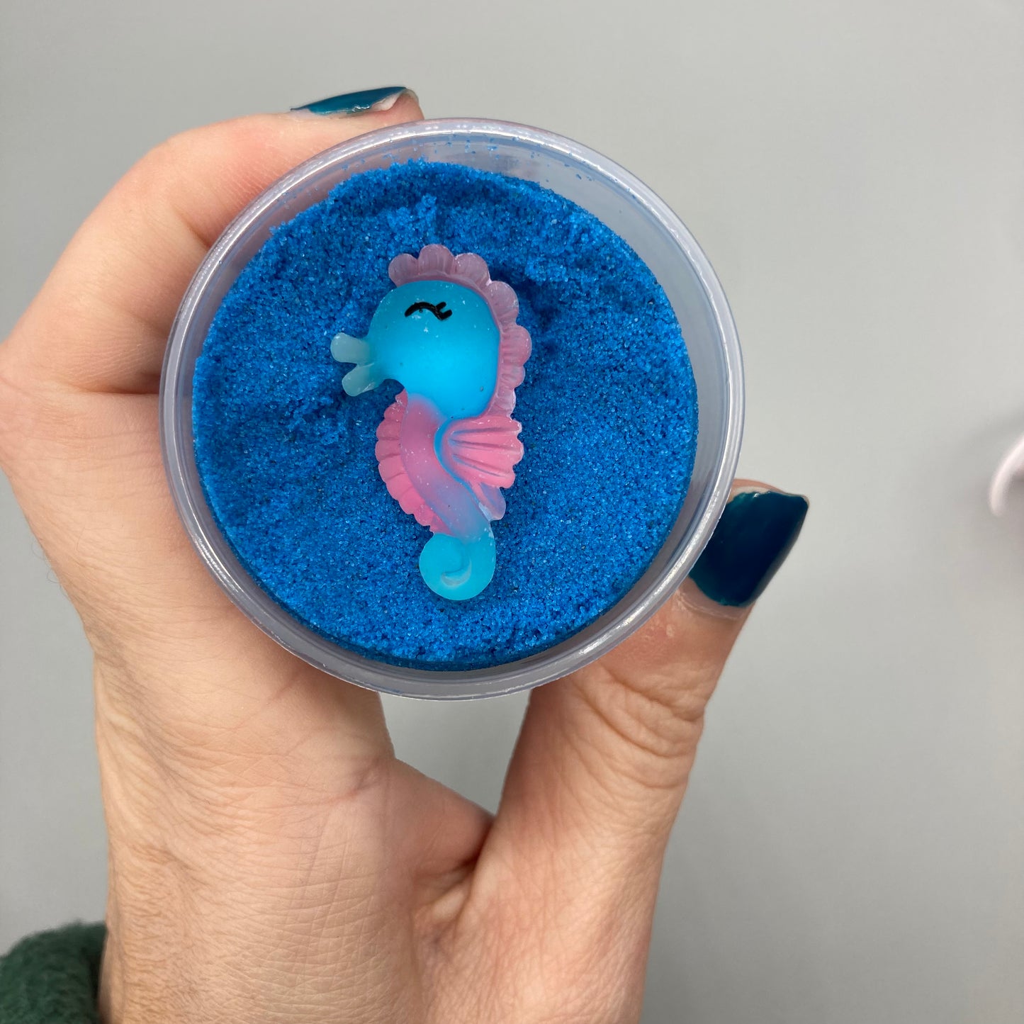 Kinetic Sand Push Pop - Blue Sea