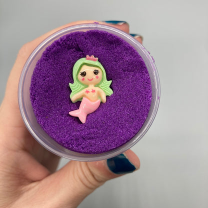 Kinetic Sand Push Pop -Purple Mermaid