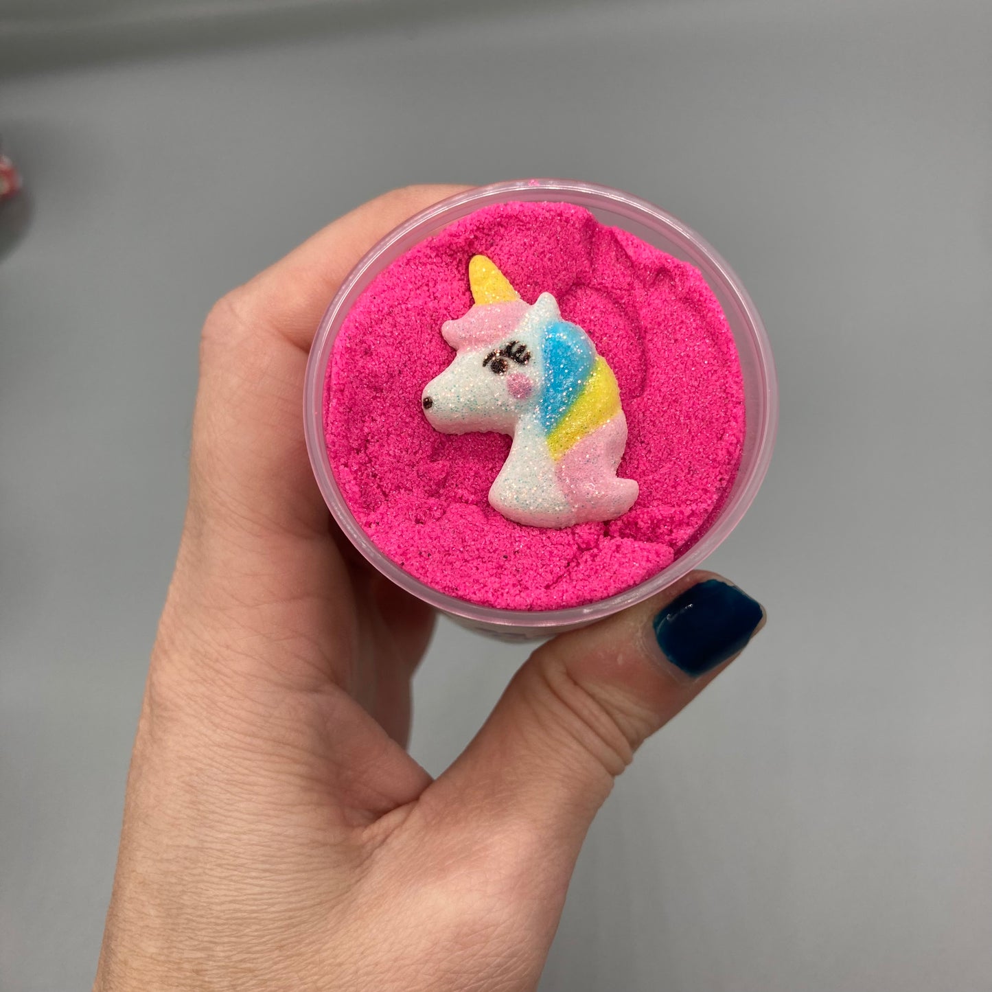 Kinetic Sand Push Pop - Pink Unicorn