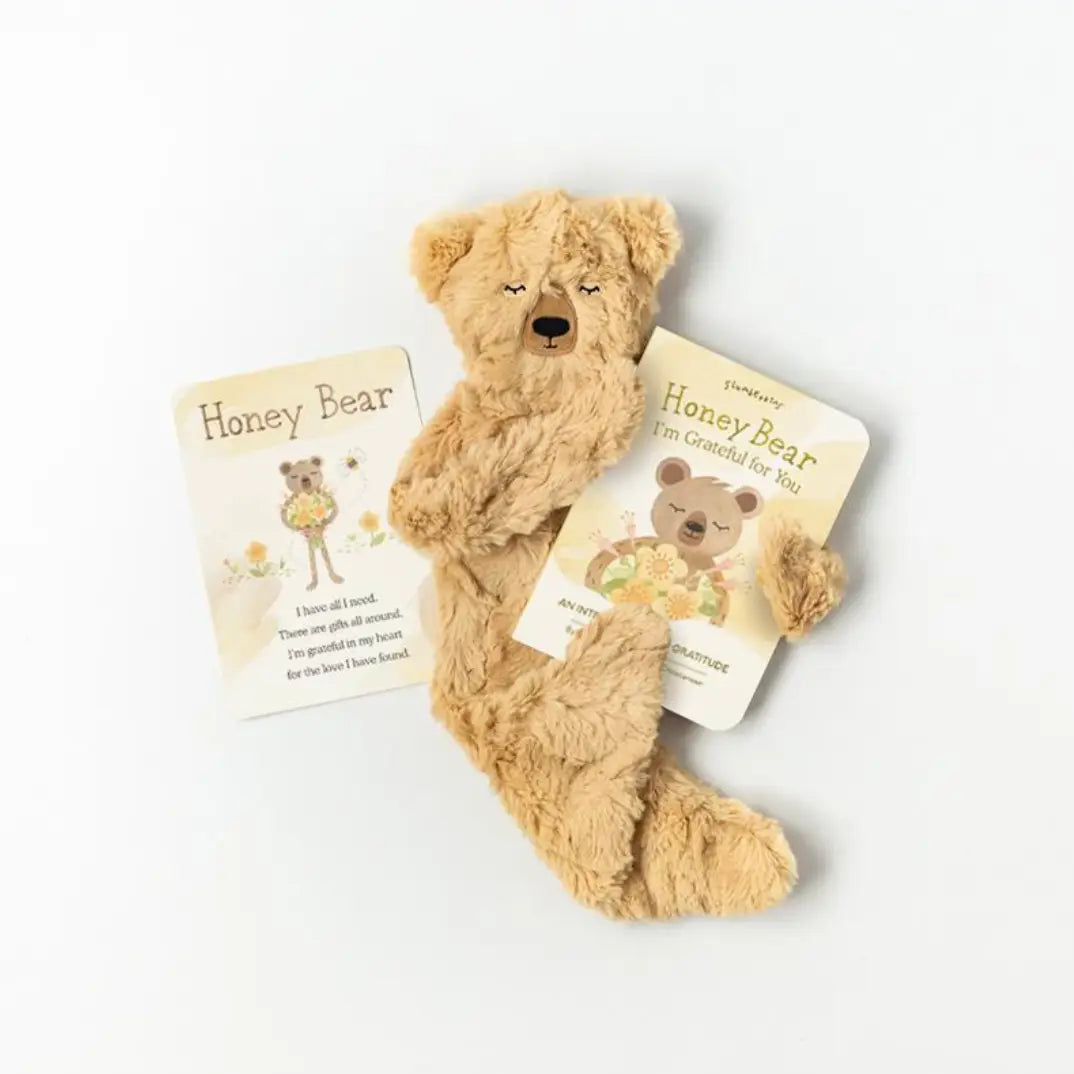 Honey Bear Snuggler + Intro Book - Gratitude