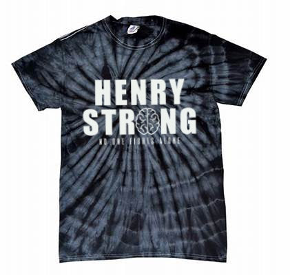 Henry Strong TShirt BLACK TIE DYE