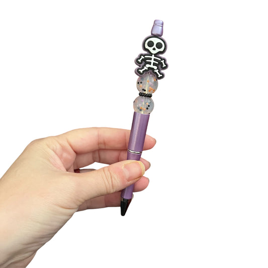 Purple Skeleton Pen