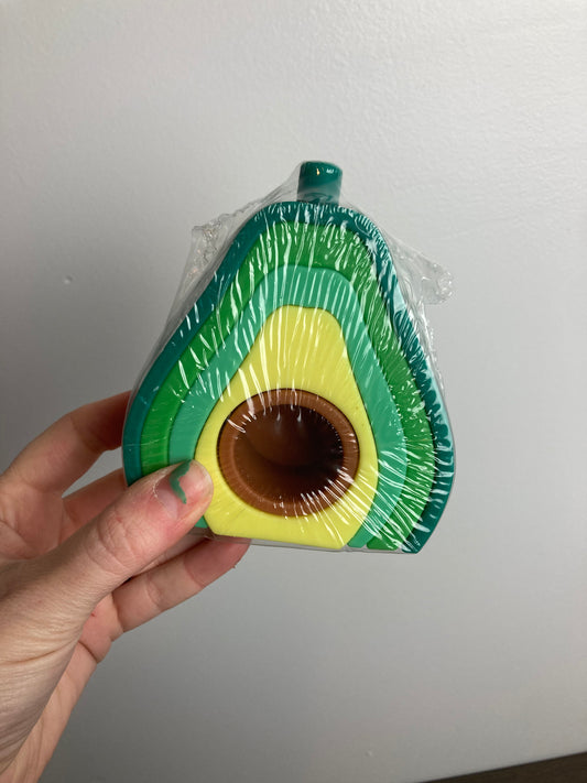 Avocado Silicone Stacker Toy